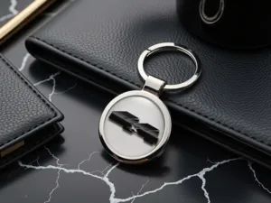 Porte-clés Design Métal Fini Premium